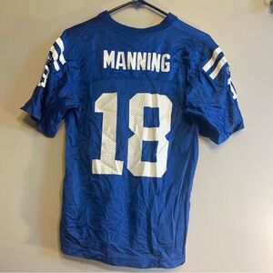 Peyton Manning Reebok Colts NFL Youth Jersey Sz L